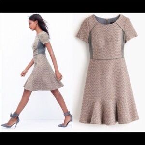 J. Crew Textured Midi Dress